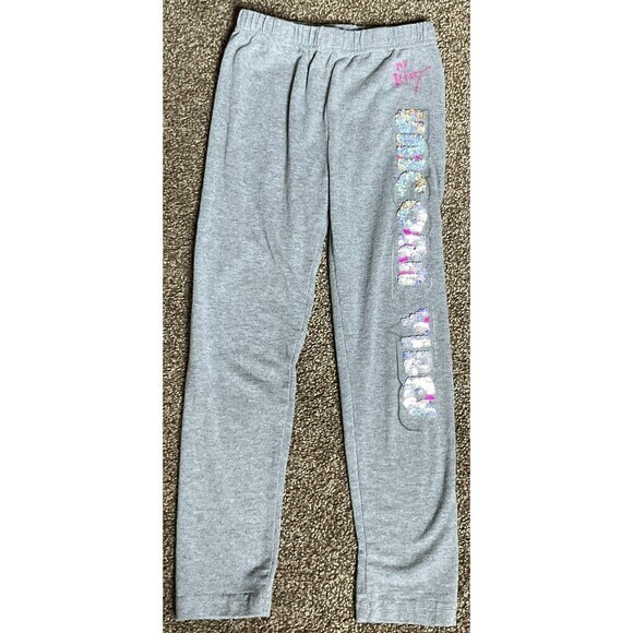 Betsey Johnson Unicorn Vibes Gray Leggings Size 6 - Picture 2 of 4